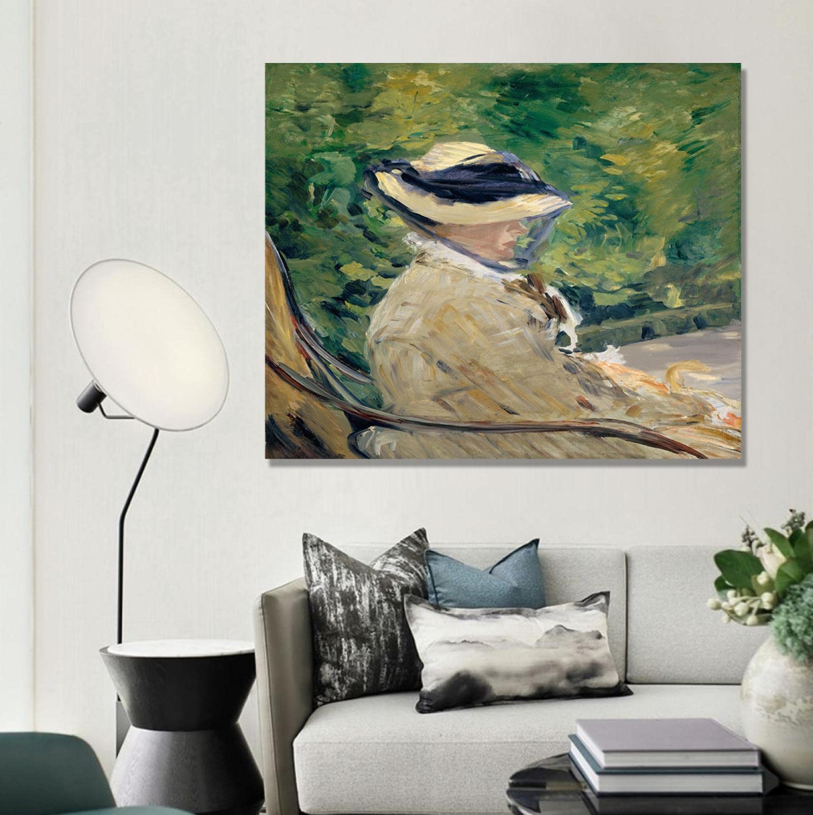 Amazon.co.jp: エドゥアールマネの有名な油絵は、70x70cm（28 